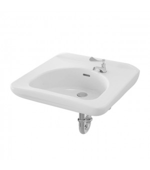 مغسلة أفرنجي  مربع أبيض مقاس 550×430×580 ملم  - صناعة اندونيسيا  # TOTO -LW103JT1